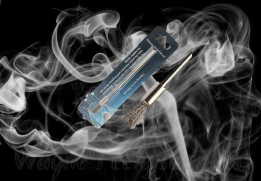 Coil brush cleaner