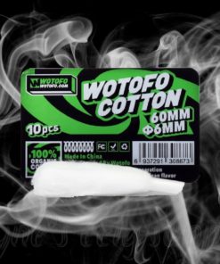 WOTOFO - PROFILE RDA 6MM AGLETED COTTON (PACK OF 10)