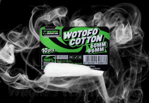 WOTOFO - PROFILE RDA 6MM AGLETED COTTON (PACK OF 10)