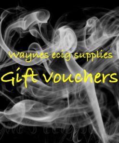 Waynes ecig supplies gift vouchers