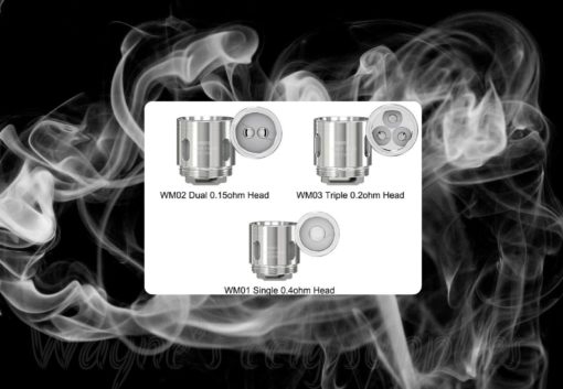 WISMEC ATOMISER HEADS 5 PACK