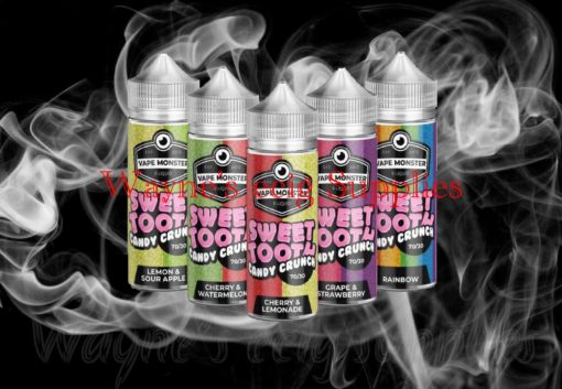 Sweet tooth candy chews by vape monster 100ml 0mg