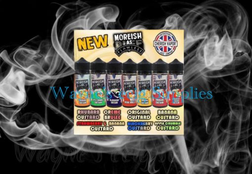 Moreish as flawless custard eliquid 100ml 0mg