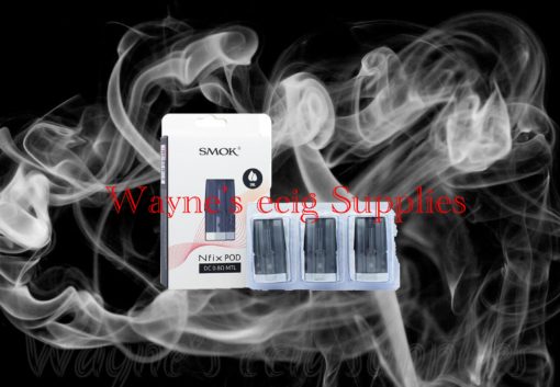 Nfix DC 0.8ohm Replacement pod 3 Pack By Smok