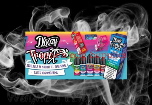 Doozy Vape eliquid Tropix rangesalts 10mg,20mg 10ml