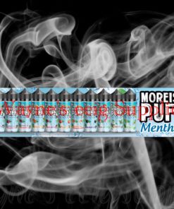 Moreish puff menthol range 100ml 0mg