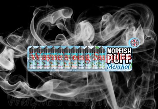 Moreish puff menthol range 100ml 0mg