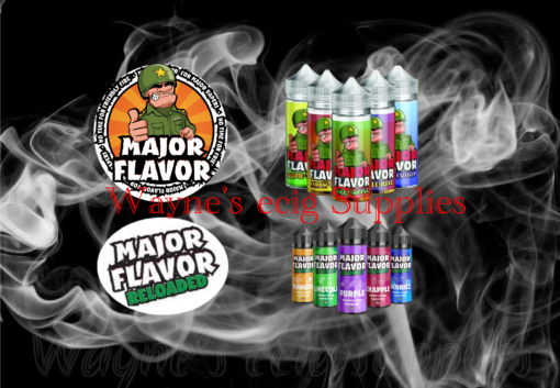 Major Flavour Eliquid including reloaded 100ml 0mg