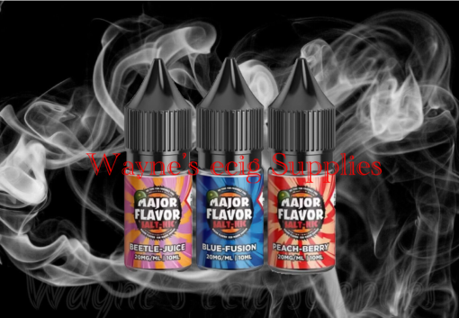 Major flavour salts 10ml 10mg 20mg