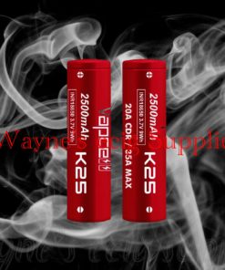 VapCell K25 18650 2500mah Battery 2 Pack