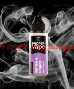 Proper vape eliquid 100ml 0mg