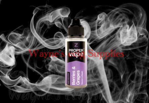 Proper vape eliquid 100ml 0mg