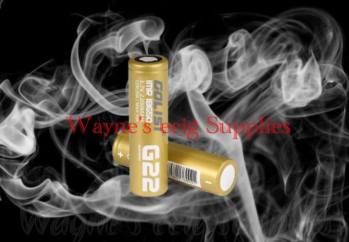 Golisi G22 Batteries 2200mAh 20A 18650 Pack of 2